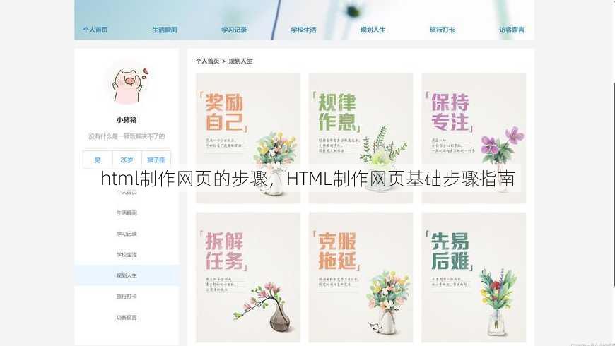 html制作网页的步骤