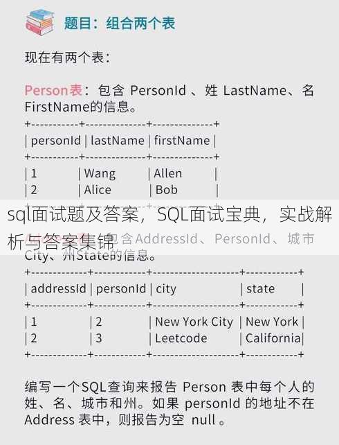 sql面试题及答案