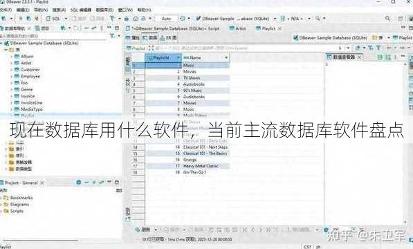 现在数据库用什么软件