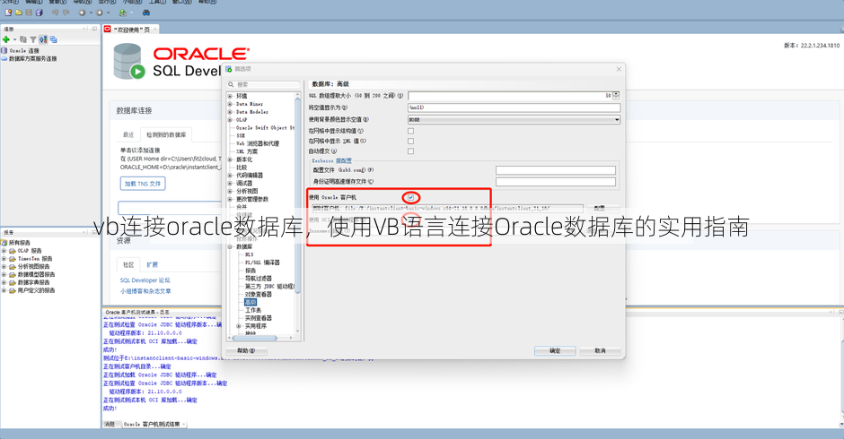 vb连接oracle数据库