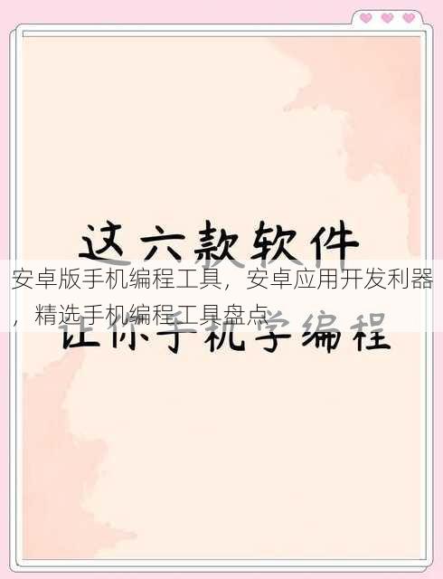 安卓版手机编程工具