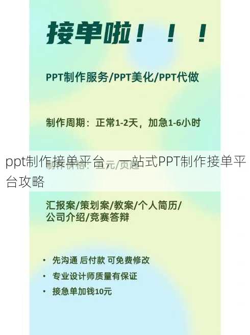 ppt制作接单平台