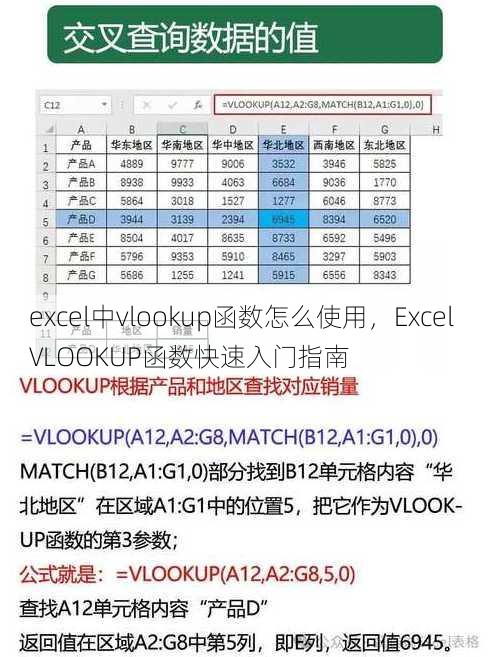 excel中vlookup函数怎么使用