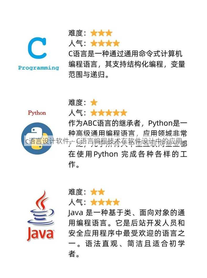 c语言设计软件