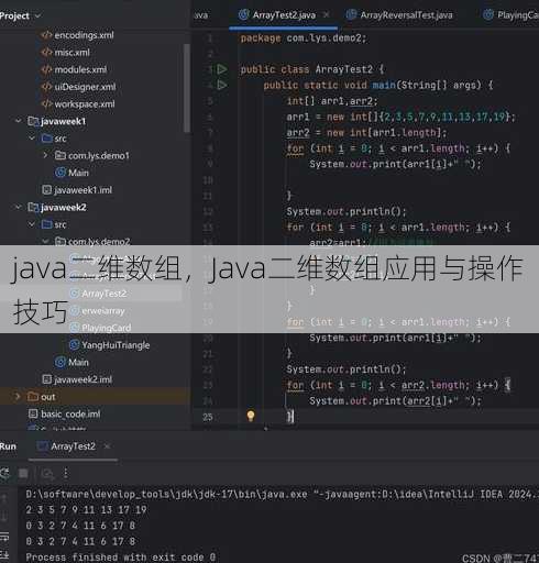 java二维数组