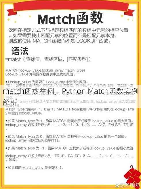 match函数举例