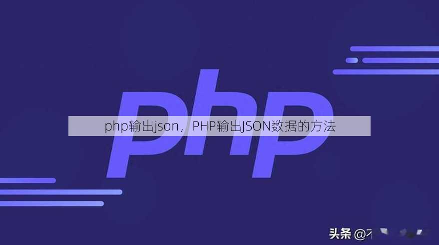 php输出json