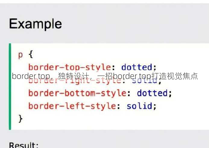 border top