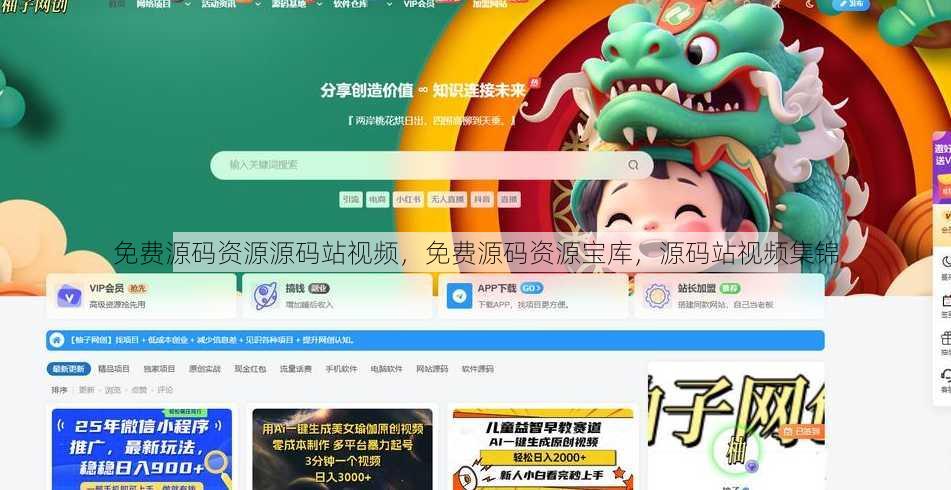 免费源码资源源码站视频