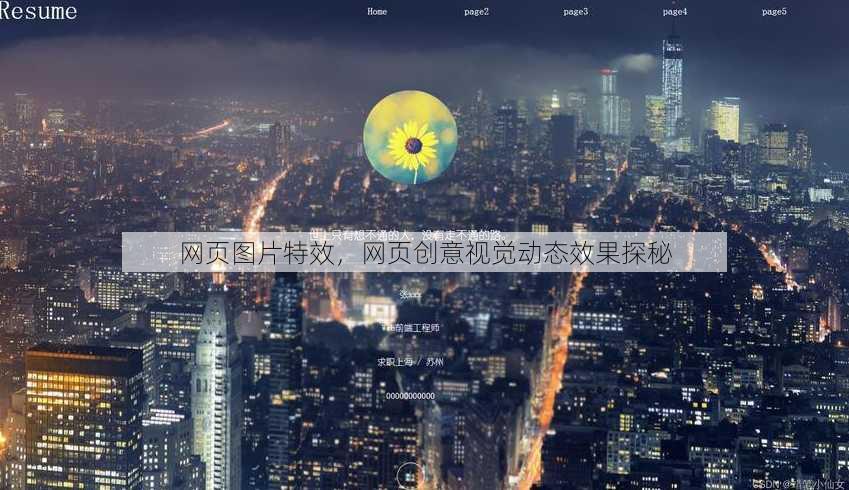 网页图片特效