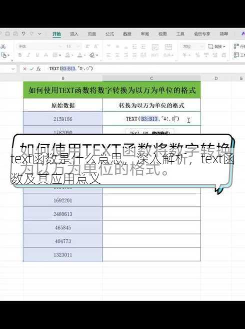 text函数是什么意思