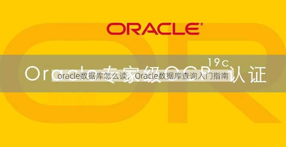 oracle数据库怎么读