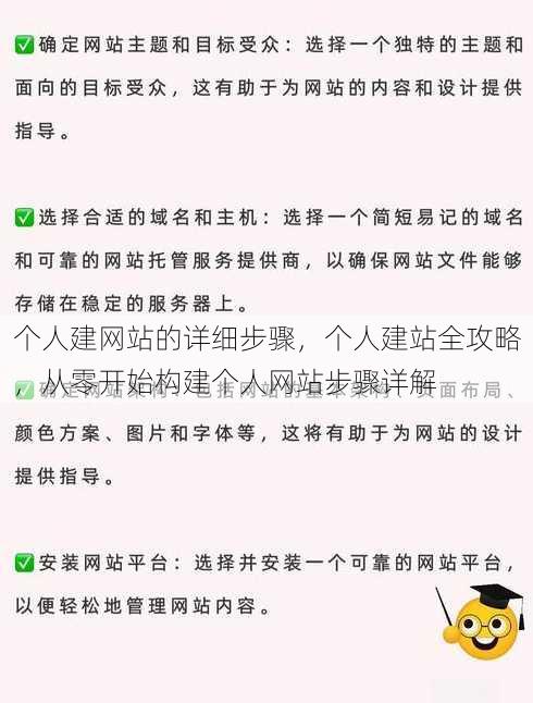 个人建网站的详细步骤
