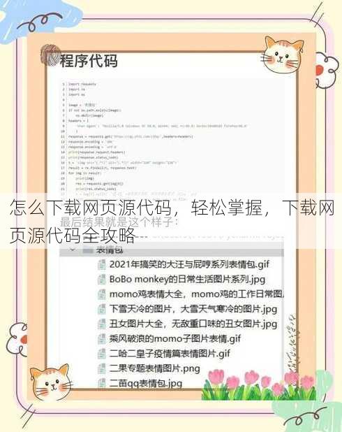 怎么下载网页源代码