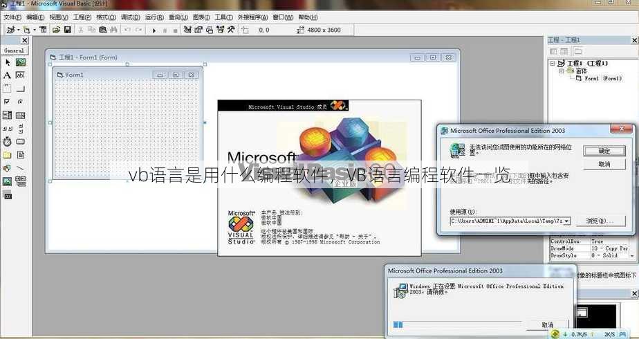 vb语言是用什么编程软件