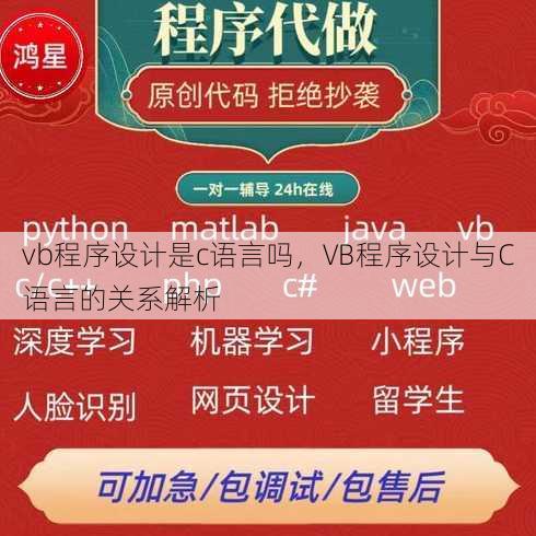 vb程序设计是c语言吗
