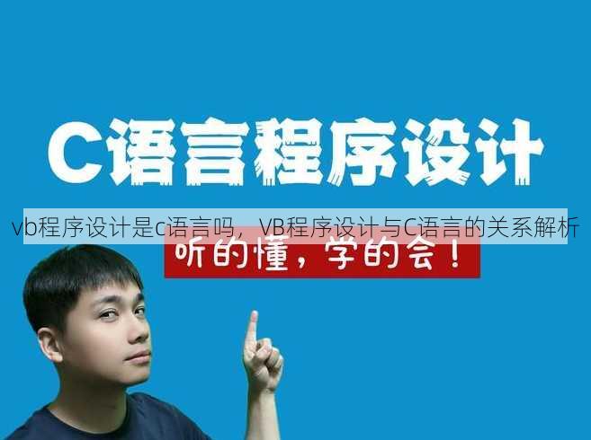 vb程序设计是c语言吗