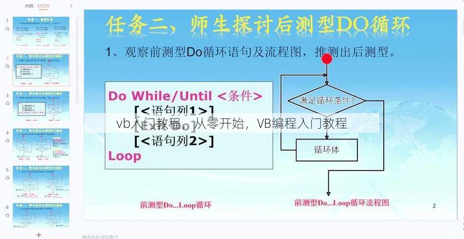 vb入门教程