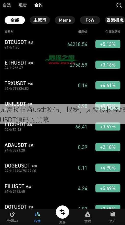 无需授权盗usdt源码