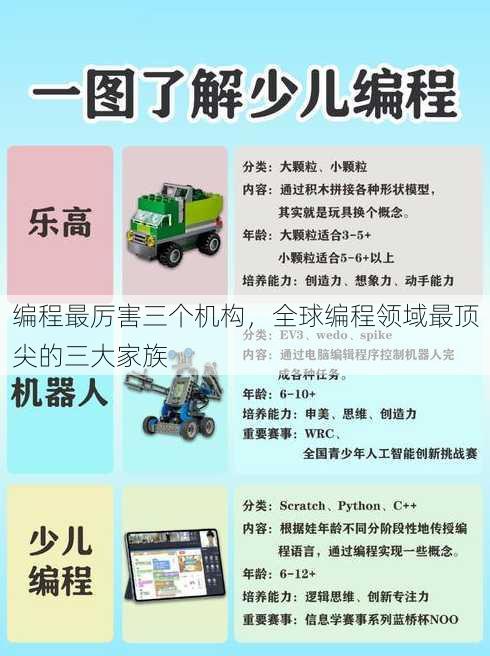 编程最厉害三个机构