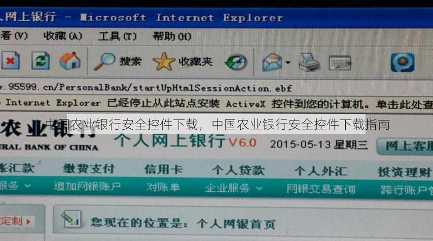 中国农业银行安全控件下载