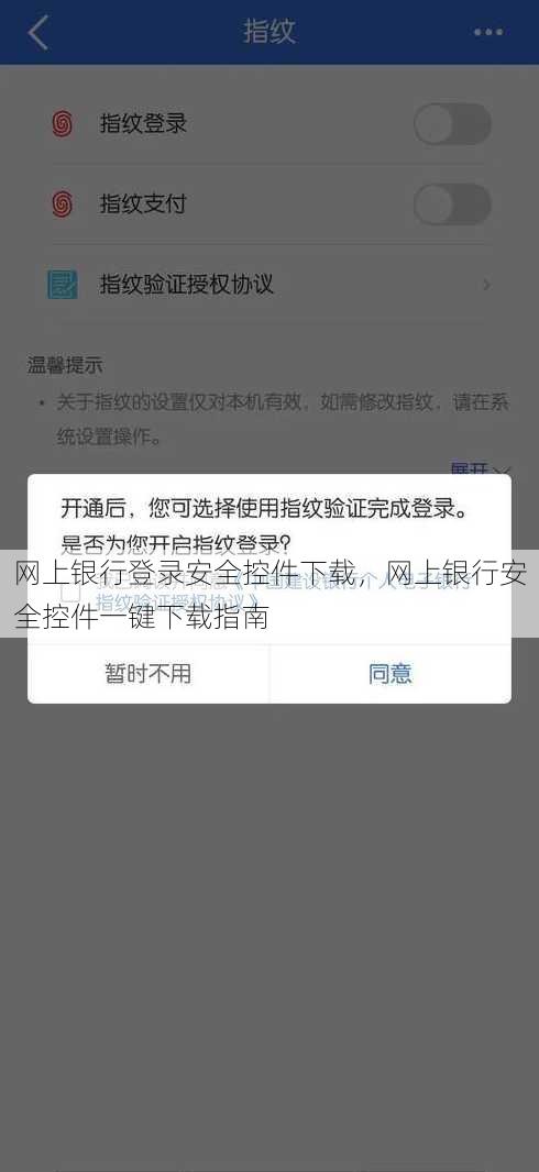 网上银行登录安全控件下载