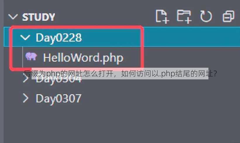 后缀为php的网址怎么打开