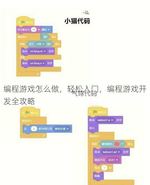 编程游戏怎么做