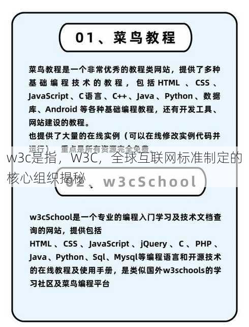 w3c是指
