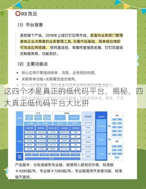 这四个才是真正的低代码平台