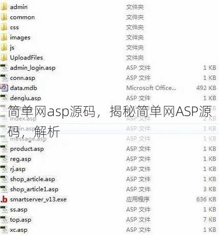 简单网asp源码