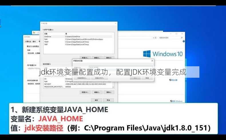 jdk环境变量配置成功