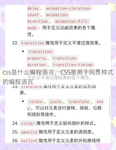 css是什么编程语言