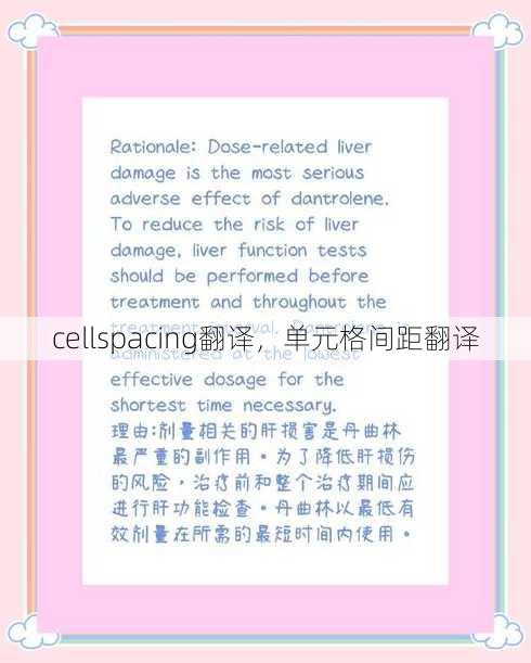 cellspacing翻译