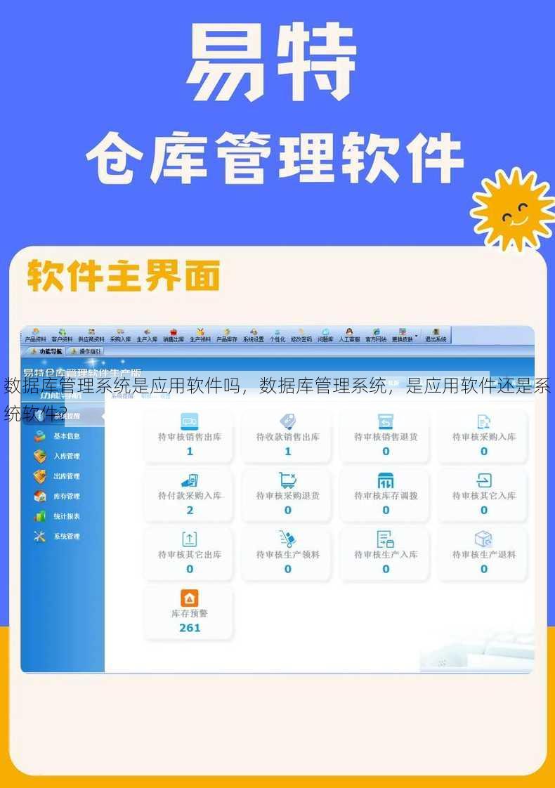 数据库管理系统是应用软件吗