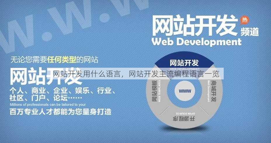 网站开发用什么语言