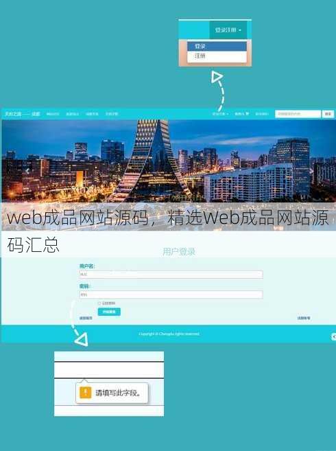 web成品网站源码