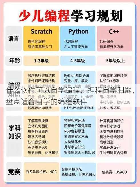 什么软件可以自学编程