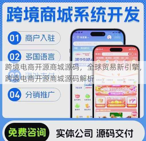 跨境电商开源商城源码
