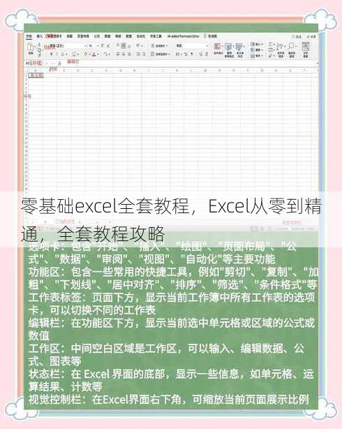 零基础excel全套教程