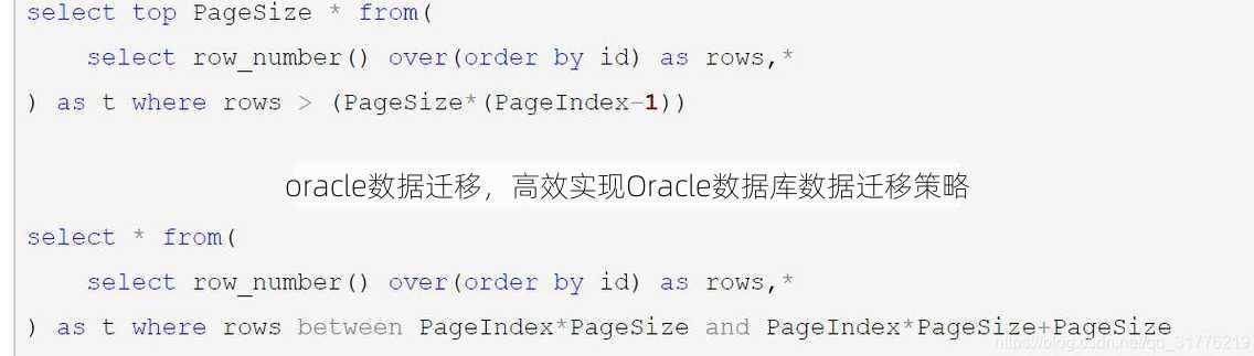 oracle数据迁移
