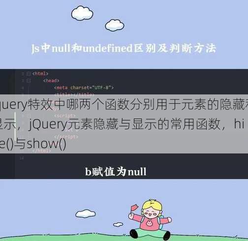 jquery特效中哪两个函数分别用于元素的隐藏和显示
