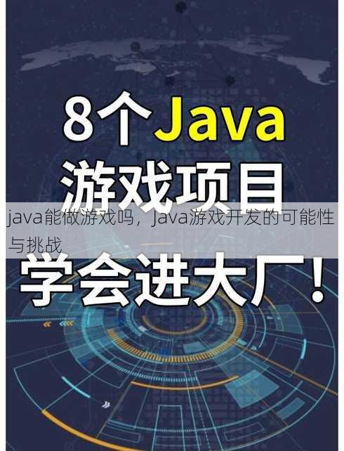 java能做游戏吗