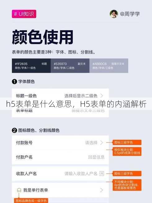 h5表单是什么意思