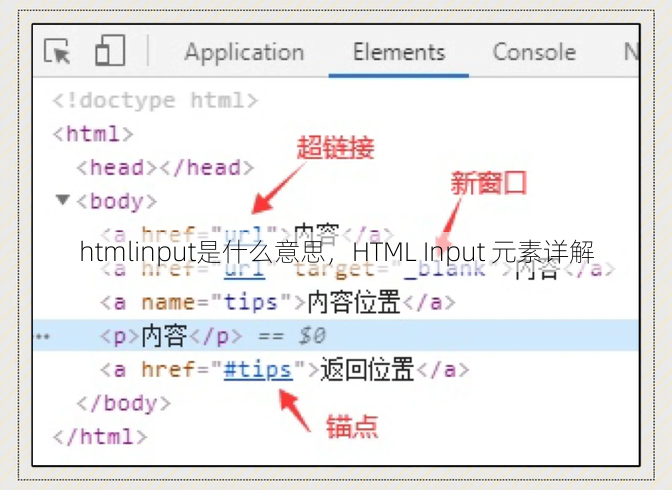 htmlinput是什么意思