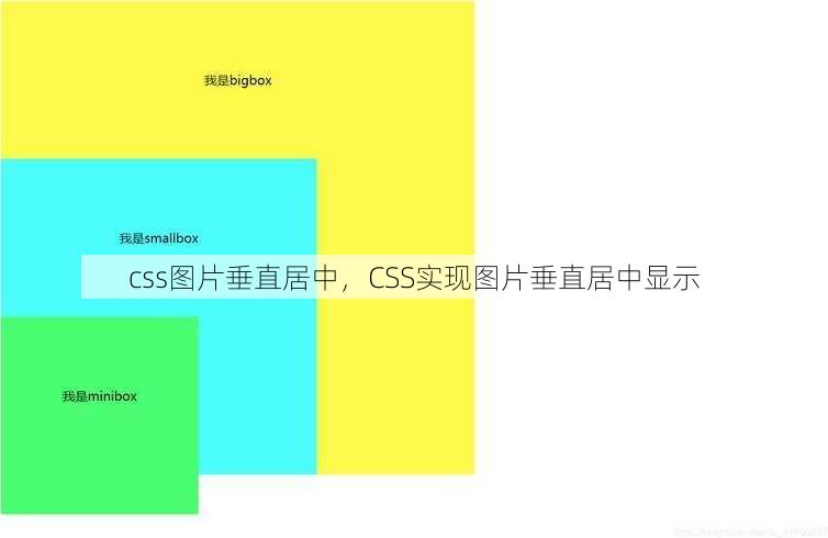 css图片垂直居中