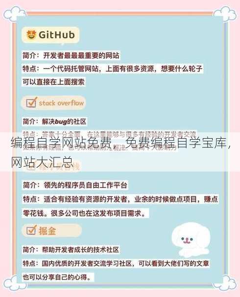 编程自学网站免费