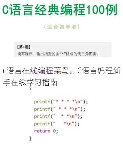 c语言在线编程菜鸟