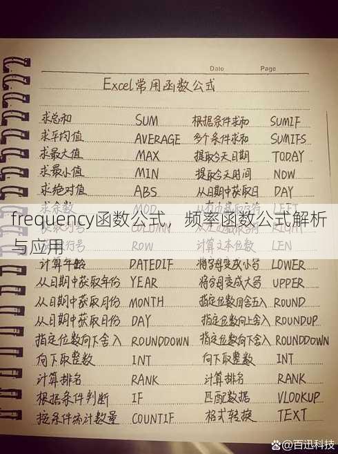 frequency函数公式