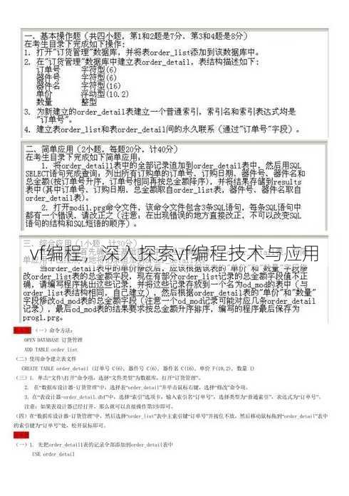 vf编程